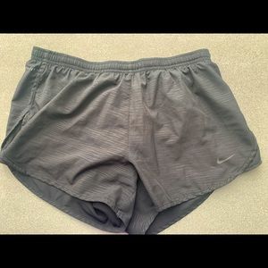 Black Nike running Dri-Fit shorts